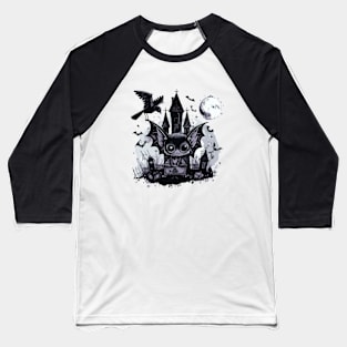 haunted house Baseball T-Shirt